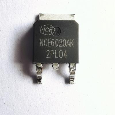 China 60V20A Original Genuine NCE6020AK NCE6020AK N-Channel FET N-Channel TO-252 MOSFET Transistor for sale