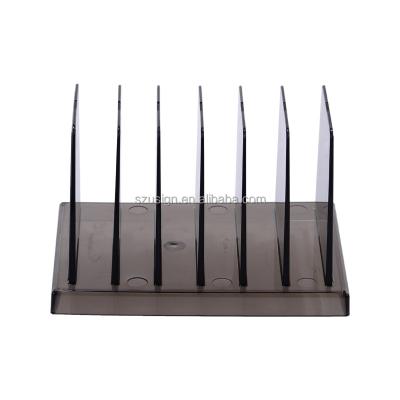 China Plastic Book Stand Holder US-20075 Desk File Holder Book Stand with 6 Columns for sale