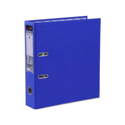 China US-10113 PVC Lever Arch Cardboard Folder For A4 Size Documents 70MM Spine PVC Coated Clip Folder for sale