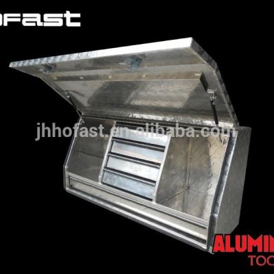 China Truck aluminum aluminum tool box with four drawers HF-1457A for sale