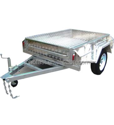 China Aluminum Truck Trailer 6x4 Box Trailer for sale