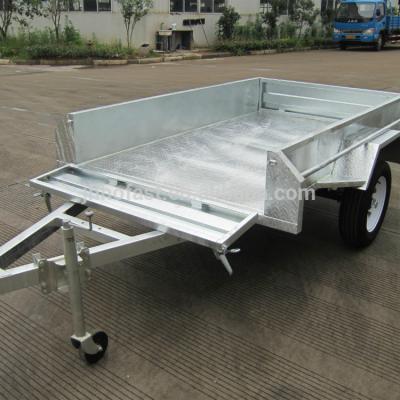 China Hot Dipped Galvanized Truck Trailer / Car Trailer Box Trailer for sale