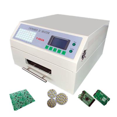 China Building Material Stores IC Desktop Infrared Heater T-962A Mini Wave Soldering Machine for sale