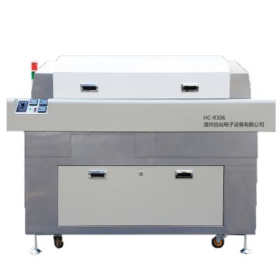 China Mini Conveyor Small 6 Zone HC-R306 SMT Reflow Heating Furnace Popular Cheap Building Material Stores For PCB BGA LED 220 Solder Lead Free /110v 2 en venta