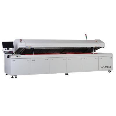 China Hot Air PC Control SMT Reflow Oven BGA Soldering Machine Lead Free 16 Zones Heating Soldering Oven Up 8 Zones And Down 8 Zones HC-M816 for sale