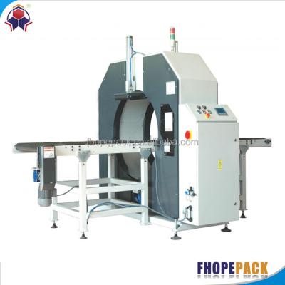 China Professional Automatic CLOTHING Panel And Door Horizontal Orbital Wrapping Machine for sale