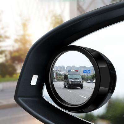 China New Product Wide Angle Instructor Sight Retrofit Driveway Round Side View Adjustable Convex Body 360 Degree Car Blind Spot Glass Mirror for sale