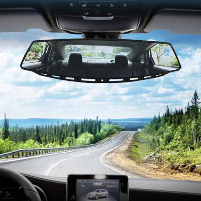 China Universal Rearview Mirror Truck Cars Inside Panoramic Blue Glass Anti-glare Rearview Mirror for sale