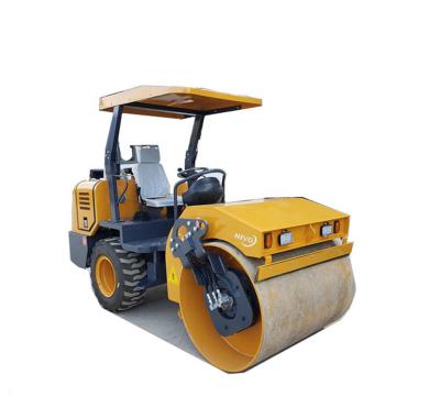 China Hotels nivo mini 3.5, 4ton single drum road roller vibratory compactor adopted type structure hydraulic steering YNX3.5 and fork parts for sale