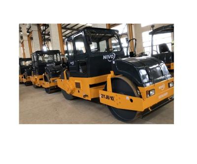 China 42KW hotels nivo 8&10ton road roller mini price 2YJ8/10 economic tandem road roller compactor or parts for sale