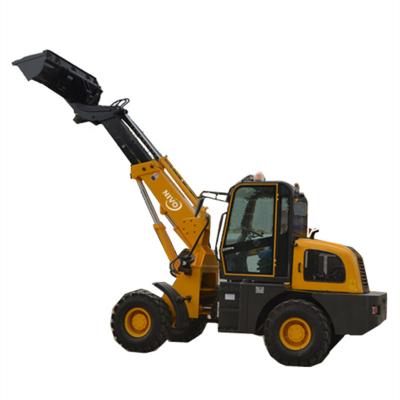 China Hotels NIVO 1.5 Ton Mini Wheel Front End Loader Small Telescopic Boom Loader With EPA And Parts for sale