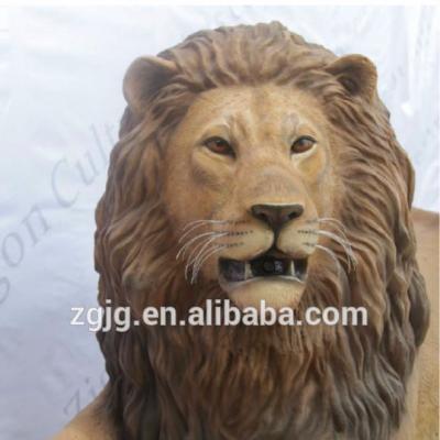 China Demonstrated on the Lion, Giraffe and Tiger Statue Life Size Fiberglass Sculpture Display for sale