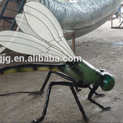 China Amusement parks city dinosaur society insect dragonfly animatronic statue for sale for sale