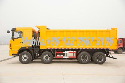 China Cummins 375HP 35T 40T 45T 8x4 Tri-Ring 12 wheel off-road Heavy Duty dump truck STQ3314L for sale