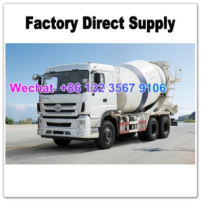 China LHD & RHD 6x4 Tri-Ring 375HP 8--12CBM concrete cement mixer truck for Ghana for sale