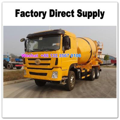 China LHD & RHD 6x4 Tri-Ring 375HP 8--12CBM concrete cement mixer truck for Angola for sale