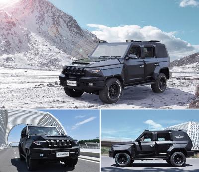 Chine euro V Baolong BJ80 voiture à l'épreuve des balles de 4x4, véhicule blindé de la lumière 4x4 à vendre