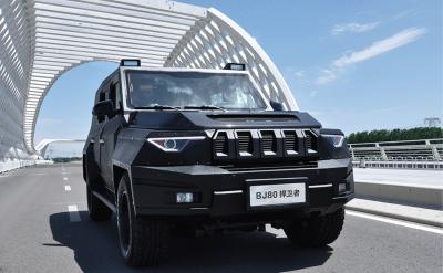 China 4x4 Euro V  Baolong BJ80 Bullet-Proof Car,4x4 Light Armored Car for Peru for sale