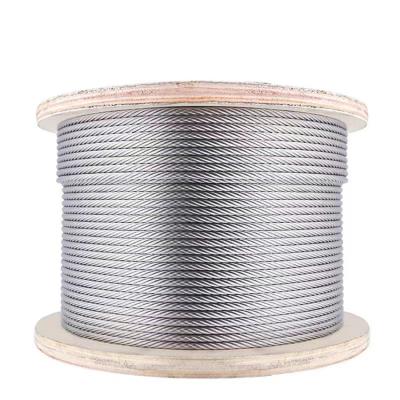 China High Tensile Steel Wire Factory Price Stainless Steel Wire Rope 6*7 For Motorcycle Bike Clutch Wire Roll for sale