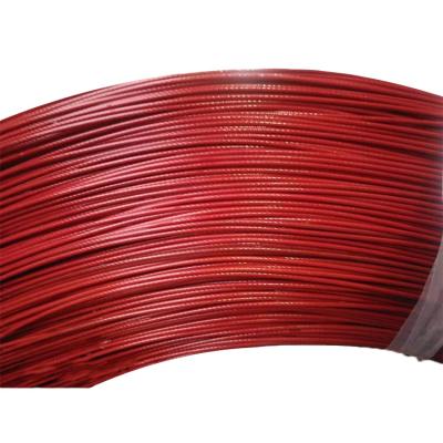 China China Manufacturer High Tensile Steel Wire Crane PVC/PP/PA/TPU Coated Steel Wire Rope Plastic Coated Wire Rope Cable for sale