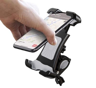 China 2021 Adjustable Handlebar Motorcycle Patent Motorcycle Phone Mount Bike Bicycle Holder Phone Holder for sale