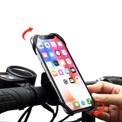 China Adjustable Twist Lock Phone Holder Bike Android Extra Large One Hand Quad Adjustable Mountain Bike One Touch Kids Bike Phone Mount for sale