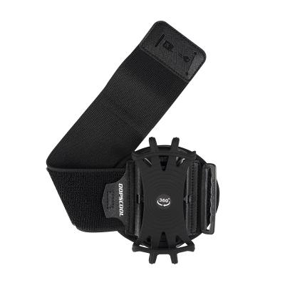 China Polyurethane Detachable 360 ​​Rotating Forearm Armband Wristband Mobile Phone Holder Working Cycling Case For iPhone/Samsung for sale