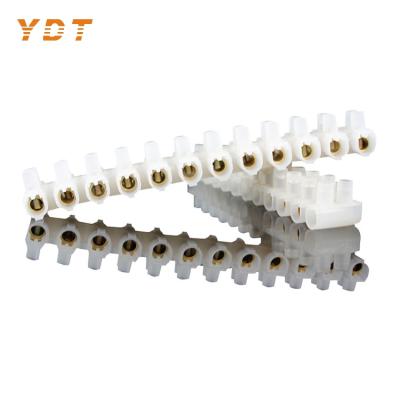 China 10A Posts Screw Ballast H U Type 12 Terminal Block 10A for sale