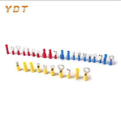 China Red Copper BV Insulated Vinyl Butt Connector Bullet Cable Hook Equipment Crimpe Type And Socket for sale