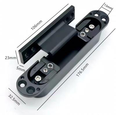 China Modern Adjustable 2D Conceal Door Hinge Wood Door Hinge For Flush Doors Concealed Adjustable Hinge Slotted Side Installation Simple for sale