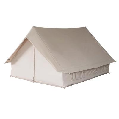 China Extended type cotton fabric cabin picnic bell bell luxury outdoor camping rainproof camping tent for sale