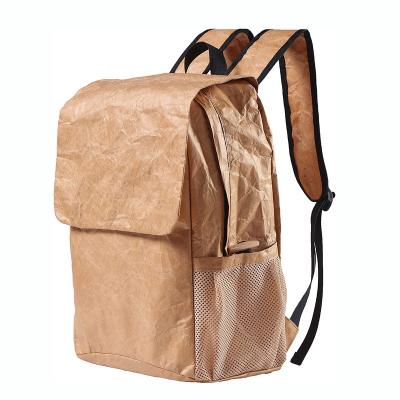 China Fashion Custom Tyvek Laptop Bag Men Notebook Kraft Waterproof Paper Backpack for sale