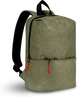 China Eco-Friendly Fashion Tyvek Paper Backpack Black Backpack Kraft Paper Bag for sale