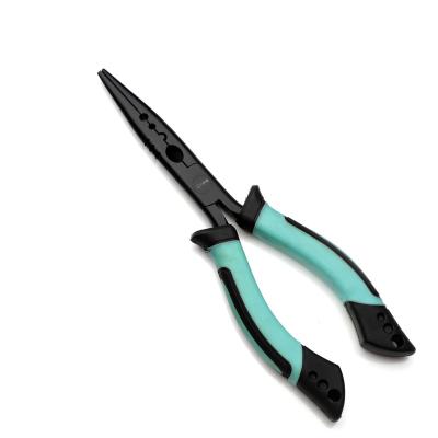 China Wholesale Black Nickel Customized Chinese Origin Good Quality Long Multi Functional Fishing Pliers for sale