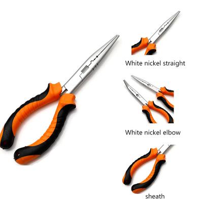 China Factory Sale Various White Nickel Carbon Steel Silver Color Fishing Pliers Crimping Tools for sale