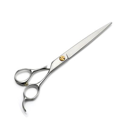 China Professional Stainless Steel Japanese Steel Pet Cutting Scissors Shears Kit Set Wholesale Pet Hair Scissors for sale