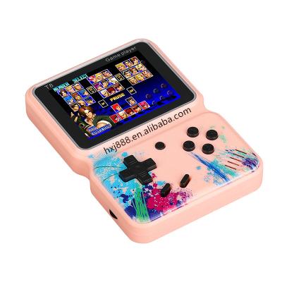 China Wholesale Classic TV Plug Game Directly 1player T8 Retro 3.5 Inch Colorful Screen With 500 Games In 1 Video Game Consoles For Kids Gift for sale