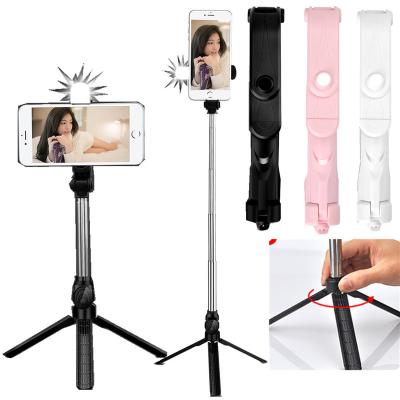 China Digital Camera / MOBILE PHONE XT10S Led Fill Light BT Selfie Stick Tripod Mount Mini Flexible With Rotate Phone Clips For Remote XT10S Selfie for sale