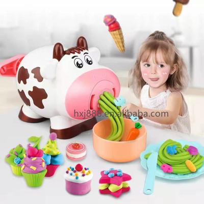 China ABS eco color mud cartoon noodle machine cutters accessories and mold for toddlers cow noodle machine for sale