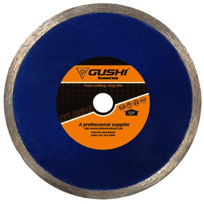 China Wet Use Music Slot 250mm Saw Blades / Wet Cutting Stone Tile Cutting Blade for sale