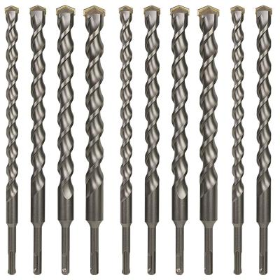 China Cross Head Or Straight Head SDS Plus Rotary Hammer Drill Bits, Tipped Carbide For Brick, Stone And Concrete for sale