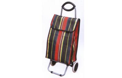 China Portable Collapsible rolling Luggage wheeled shopping bags silk screen printing for sale