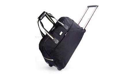 China Telescoping handle roller gear bag travel duffel set with smooth rolling wheels for sale