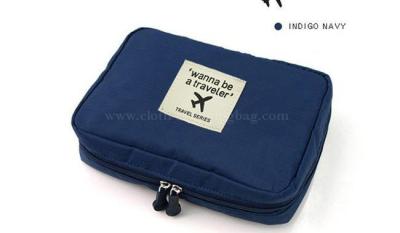 China Multi-function folding travel cosmetic bag with mesh pockets inside for mens for sale