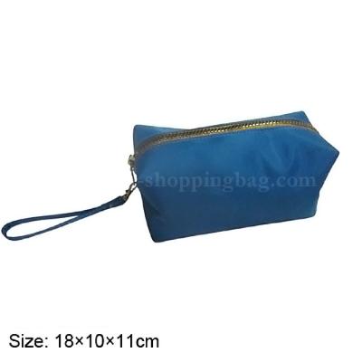 China Satin fabric travel cosmetic makeup bag for girl / ladies cosmetic case for sale