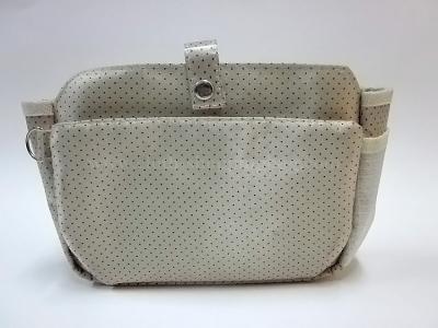 China Delicate travel cosmetic handbag with a small mirror inside for sale