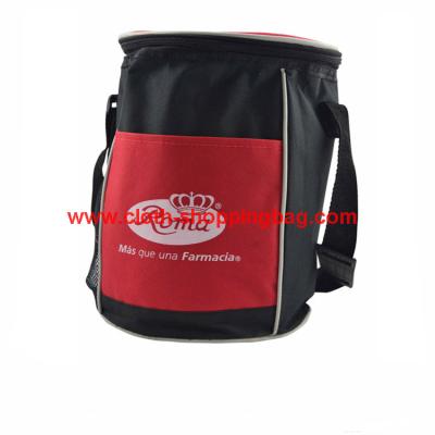 China Red durable travel cooler beach bag top lunch box for office for sale