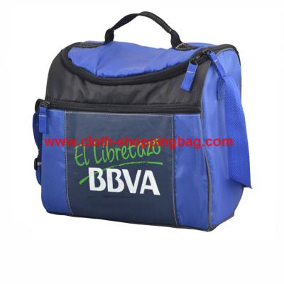 China Customized blue durable lunch tote bag drinks carrier for outdoors for sale