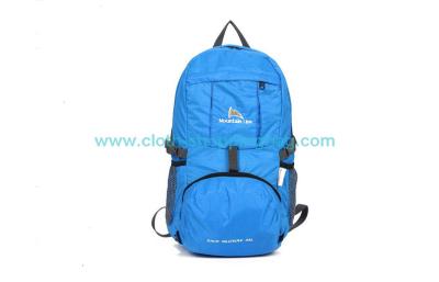 China Water resistant blue rock climbing bag for students kids for sale