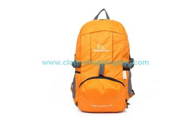 China 20 - 35L Orange foldabe rock climbing bag for students kids for sale